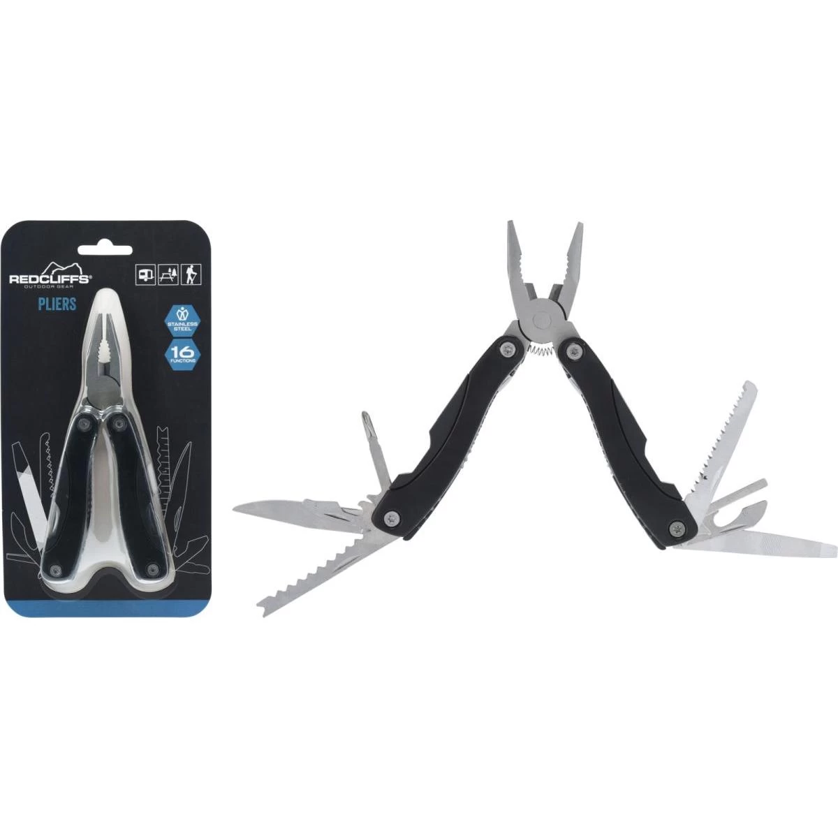 Survival Tourist Kit Combiners 16-in-1 Black