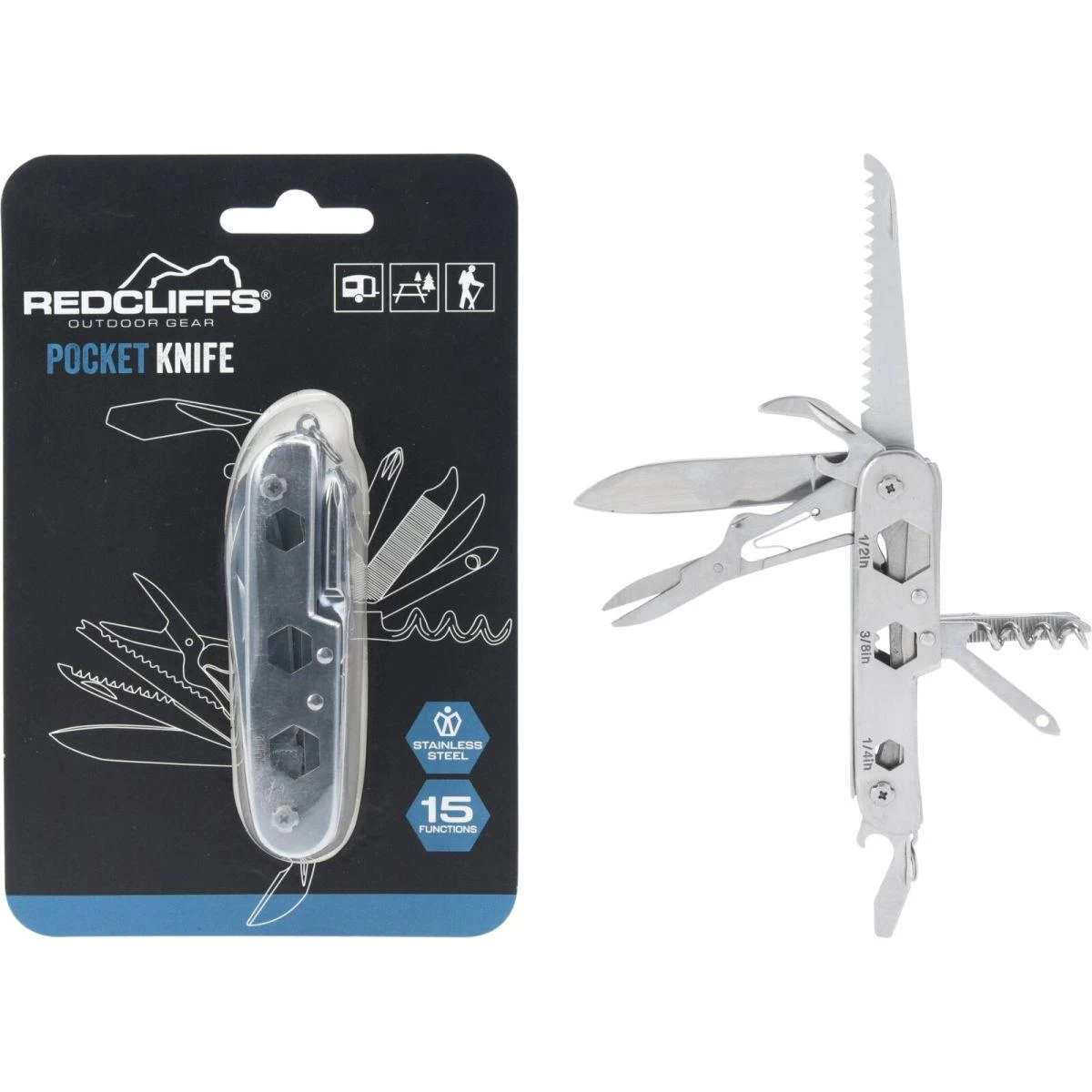 Survival Tourist Scydror Kit 15in1 Silver