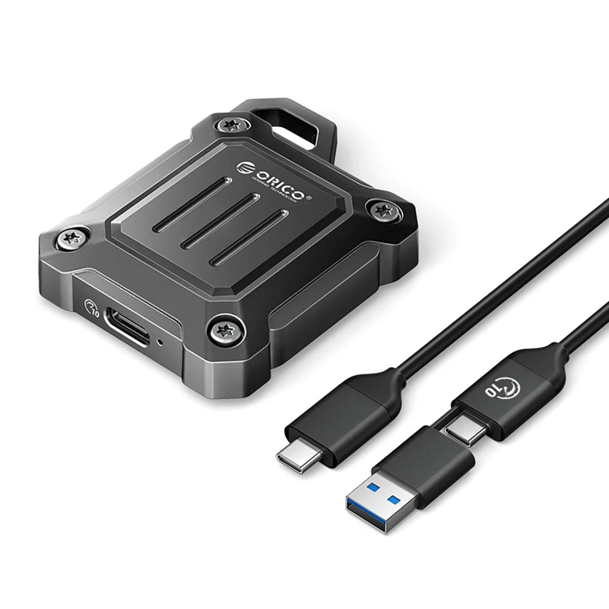 Sustiprinta Taktinė Xam2 M.2 2230 Usb-c Disko Kišenė - Juoda