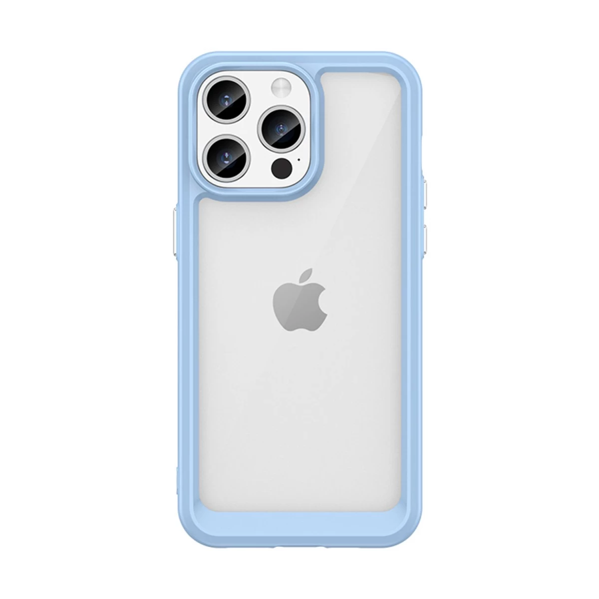 Sustiprintas Dėklas Su Lanksčiu Rėmeliu iphone 15 Pro Max Outer Space - Mėlynas