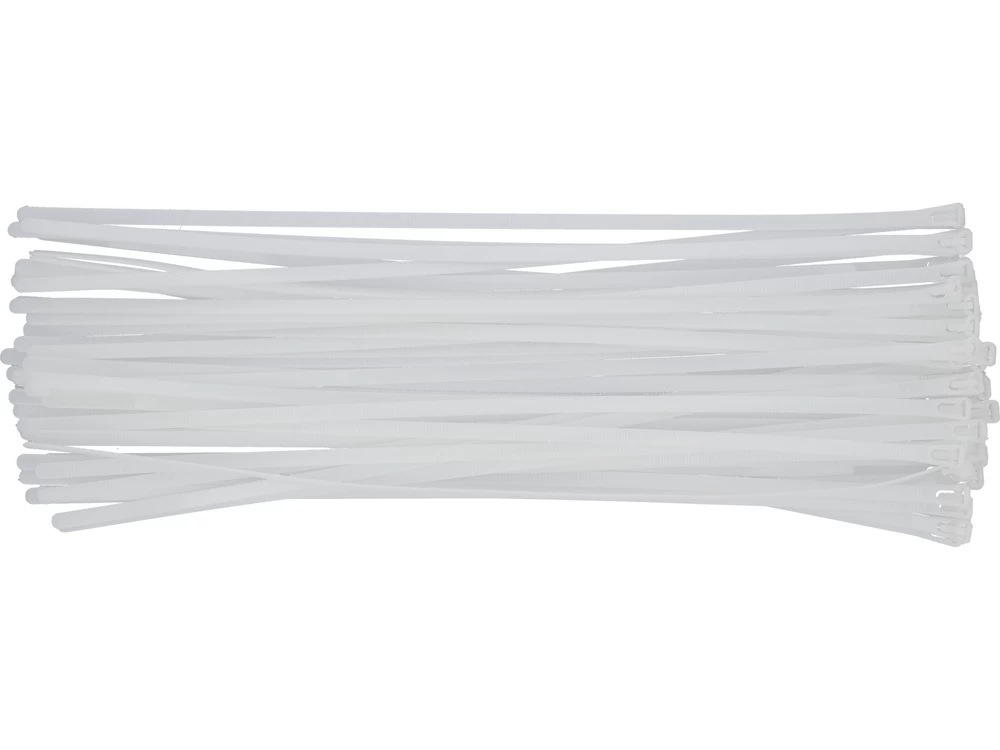 Suveržimo dirželiai balti | 7,6X450 mm | 50 vnt (YT-70668)