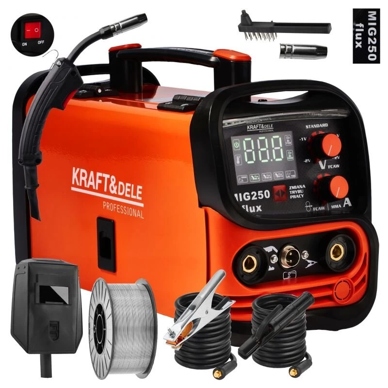 Suvirinimo aparatas MIG / MMA / LIFT TIG 3in1 Kraft&amp;Dele, KD1875
