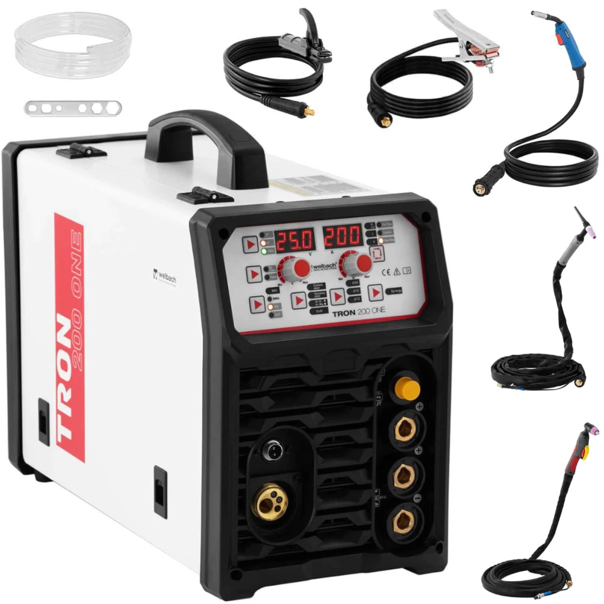 Suvirinimo Aparatas Su Plazminiu Pjaustytuvu Tron 200 Tig Mig/mag 200a Plasma 50a 230v