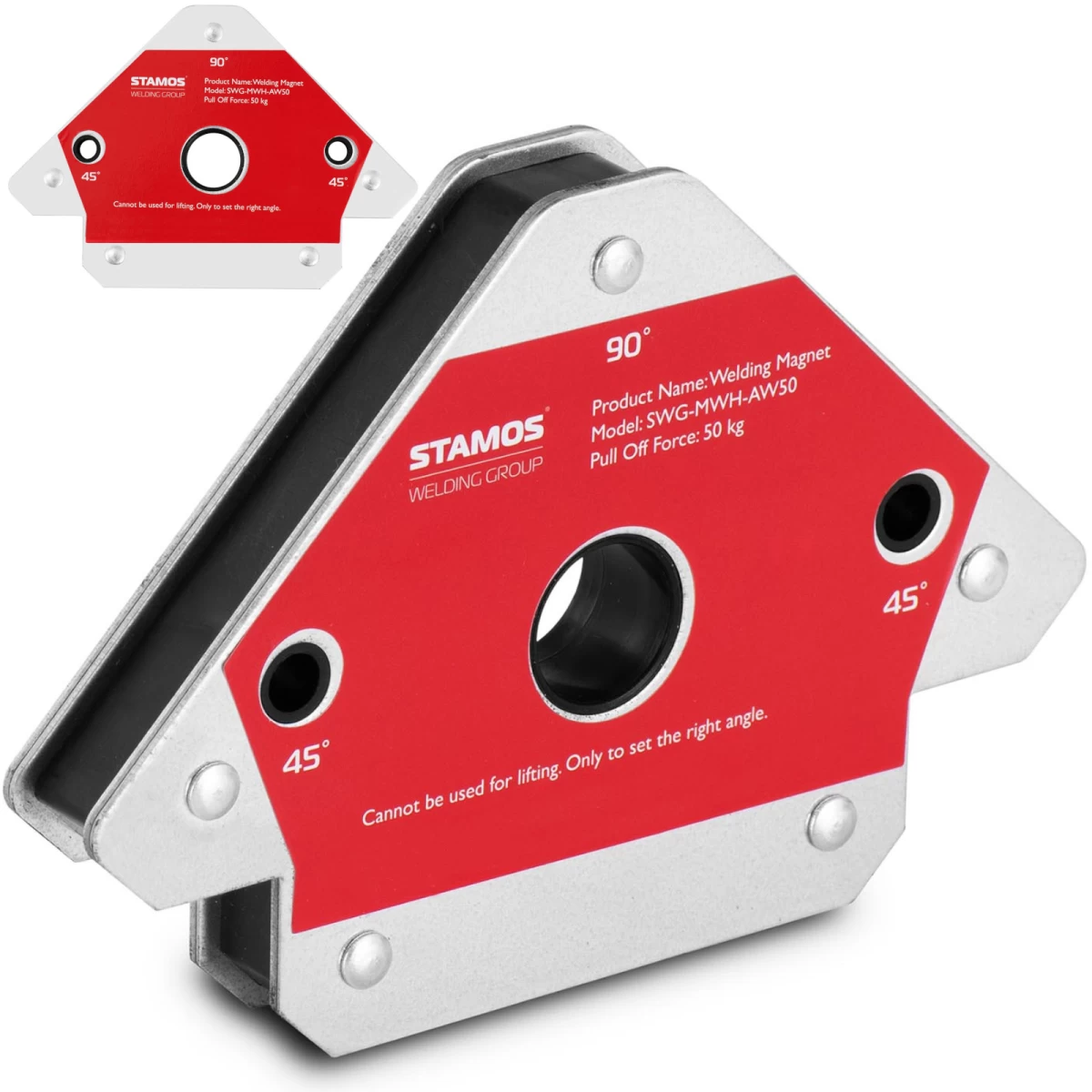 Suvirinimo Magnetinis Kampinis Spaustukas 45/90/135 Iki 50 Kg