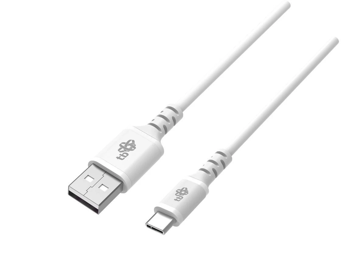 TB Cable USB-USB C      2m silicone white
