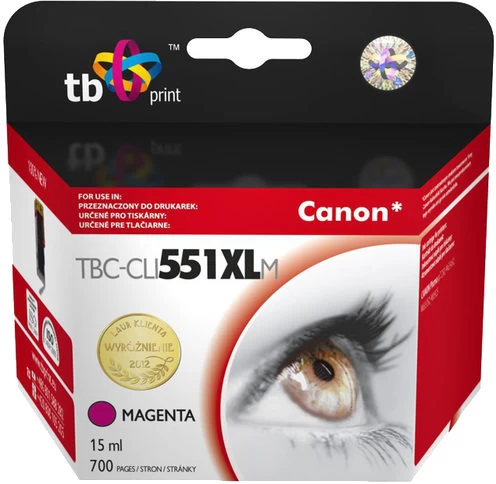 Tb Print Tbc-cli551xlm Kasetė, Pakeičianti Canon Cli-551xlma