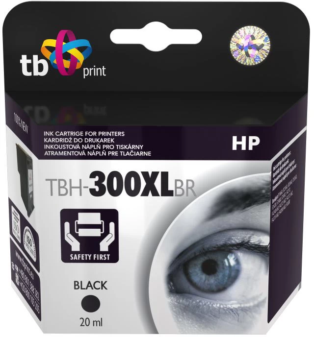Tb Print Tbh-300xlbr Kasetė, Skirta Pakeisti Hp Cc641ee Tbh-300xlbr