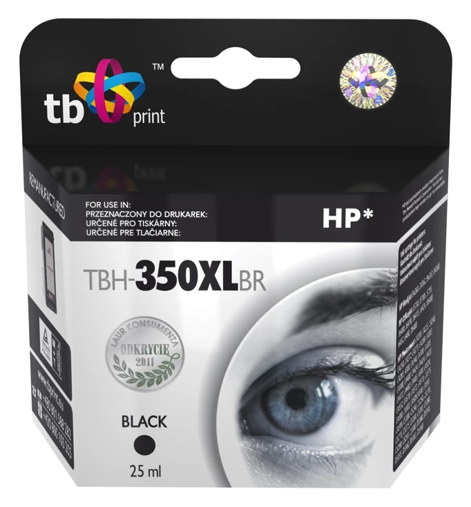 Tb Print Tbh-350xlbr Kasetė, Skirta Hp Dj D4260 Tbh-350xlbr