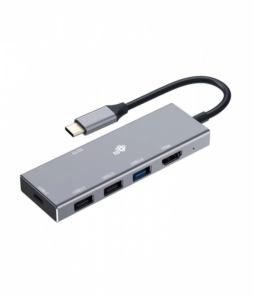 TB USB C Adapter        HDMI USBx2 PD SD/TF
