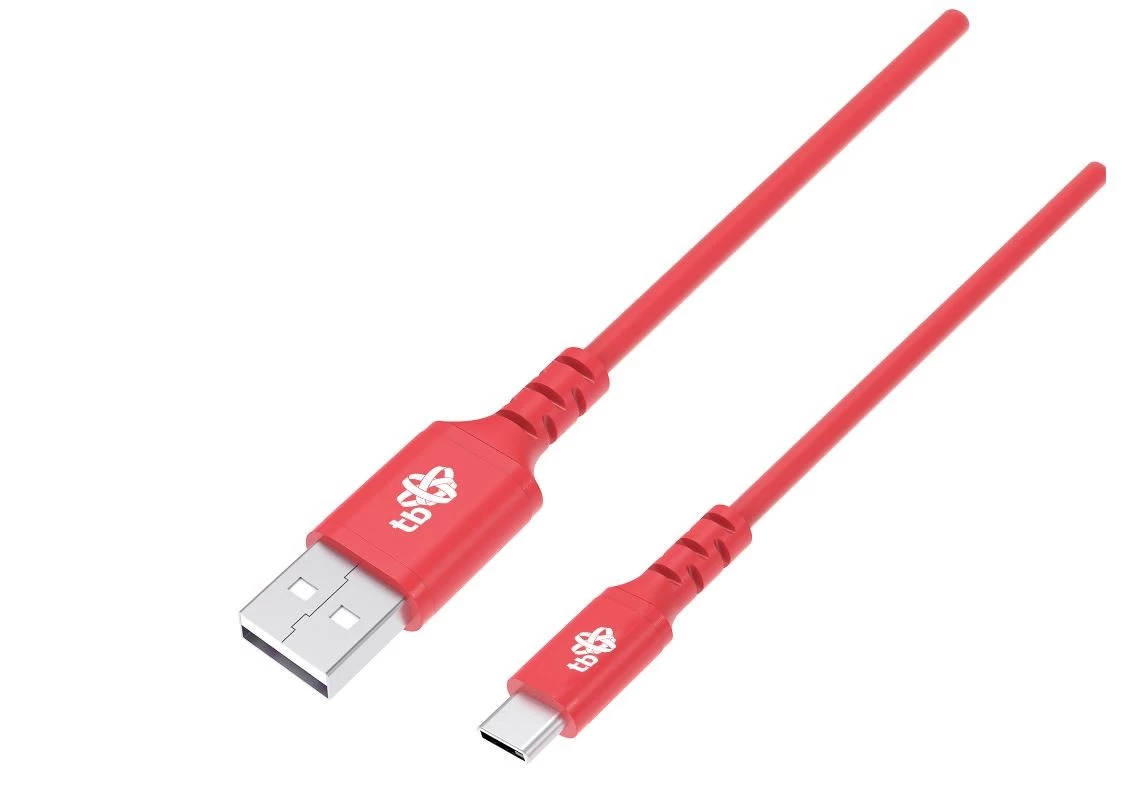 TB USB C Cable 1m. red