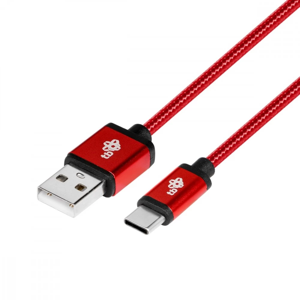 TB USB - USB C cable     1.5 m ruby