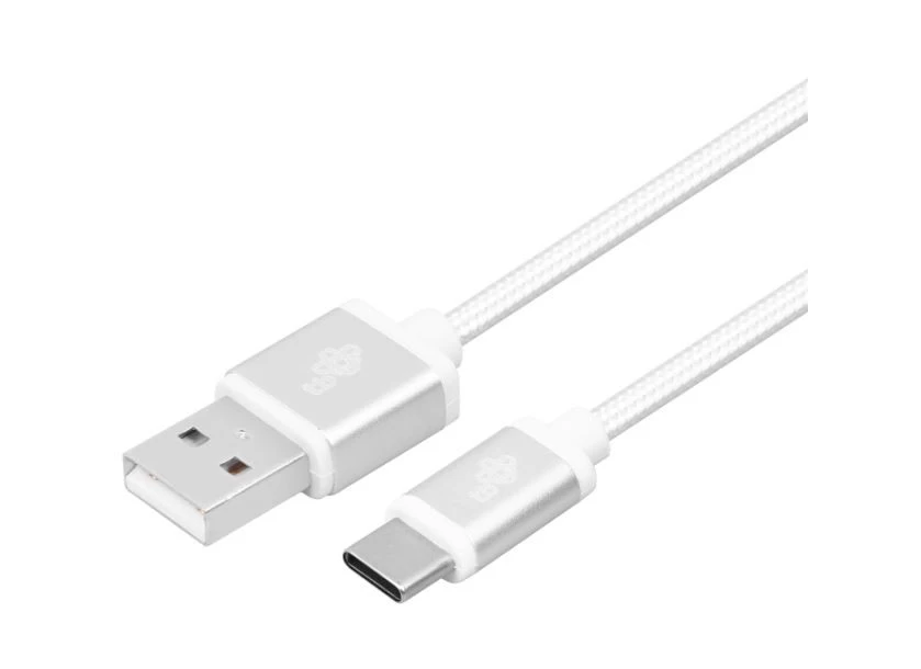 TB USB - USB C cable     2 m. silver