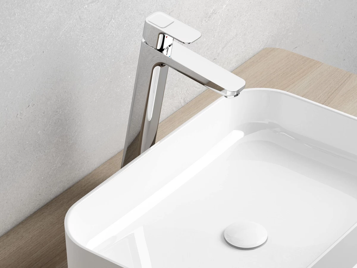 TD 015.00 Praustuvo maišytuvas 330 mm be dugno vožtuvo, chromas