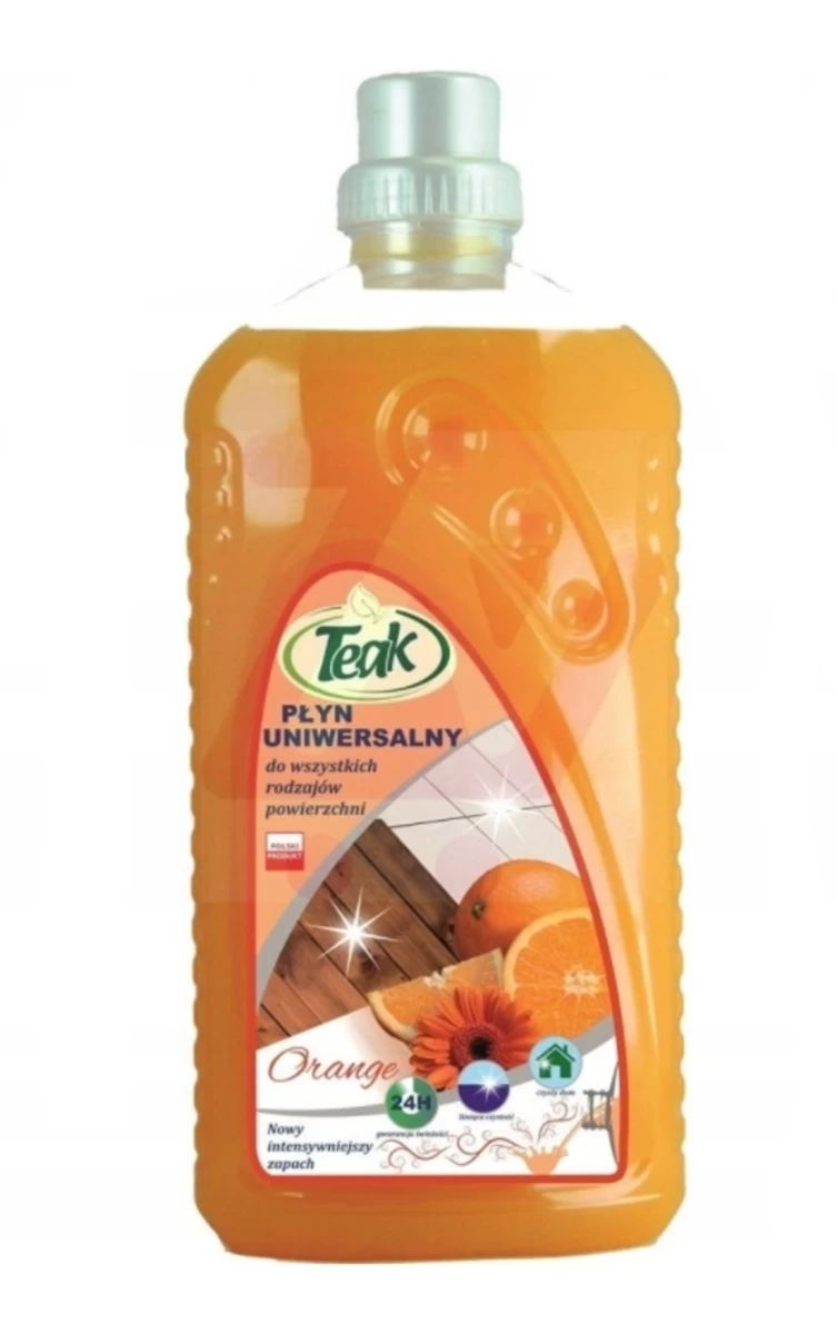 Teak, Universalus Oranžinis Skystas Valiklis, 1 L.