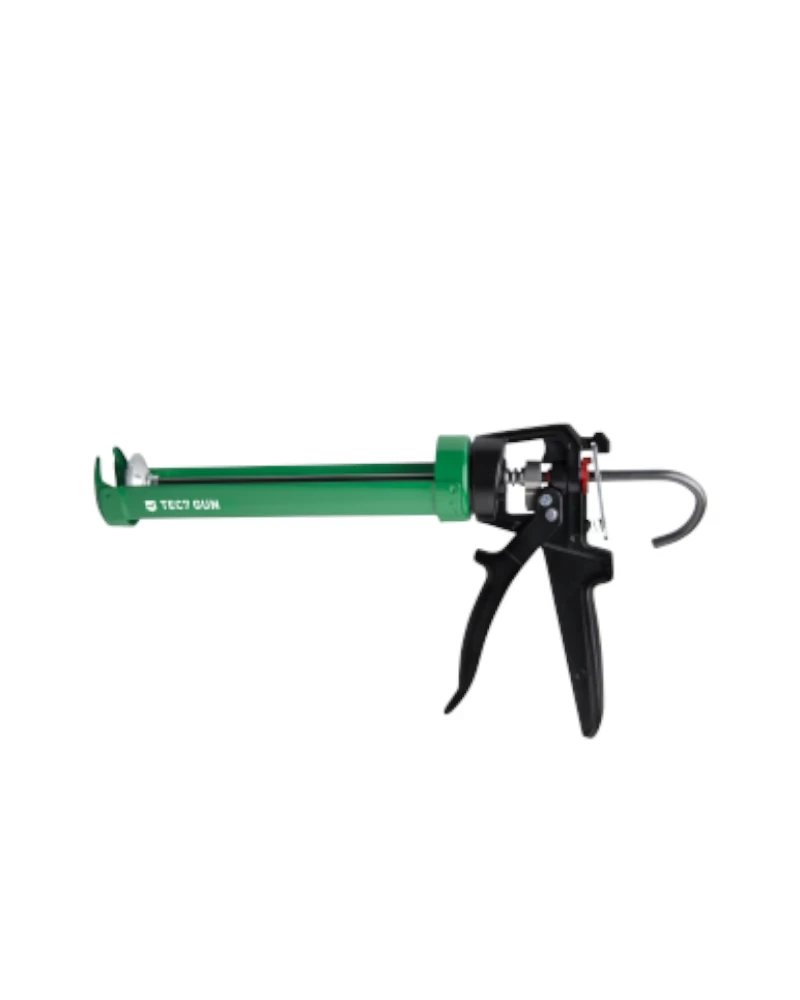 TEC7 Tec Gun profesionalus silikoninis pistoletas su 18:1 slėgio perdavimu - ergonomiškas dizainas