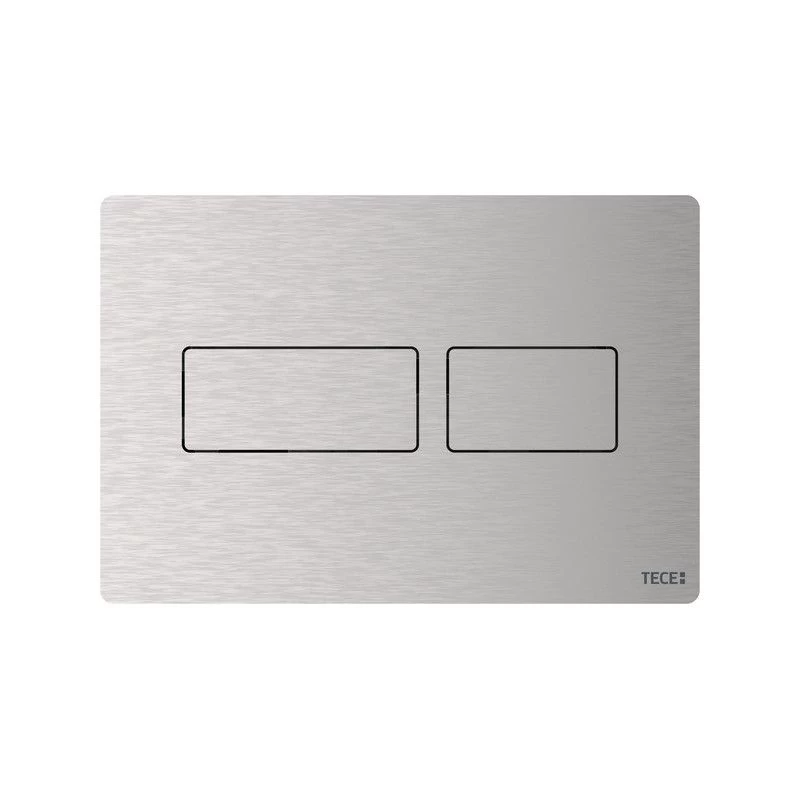 TECEsolid WC vandens nuleidimo plokšt., matinio plieno spalvos, su pirštų antspaudams atsparia danga, 9240434