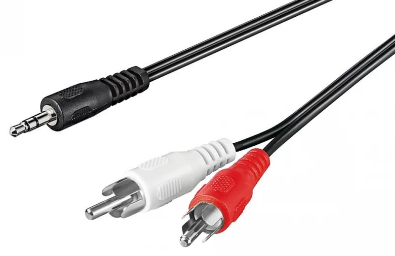 Techly 500183 1,5 M /s2x Rca (l/r) 1x Lizdas 3,5 Mm