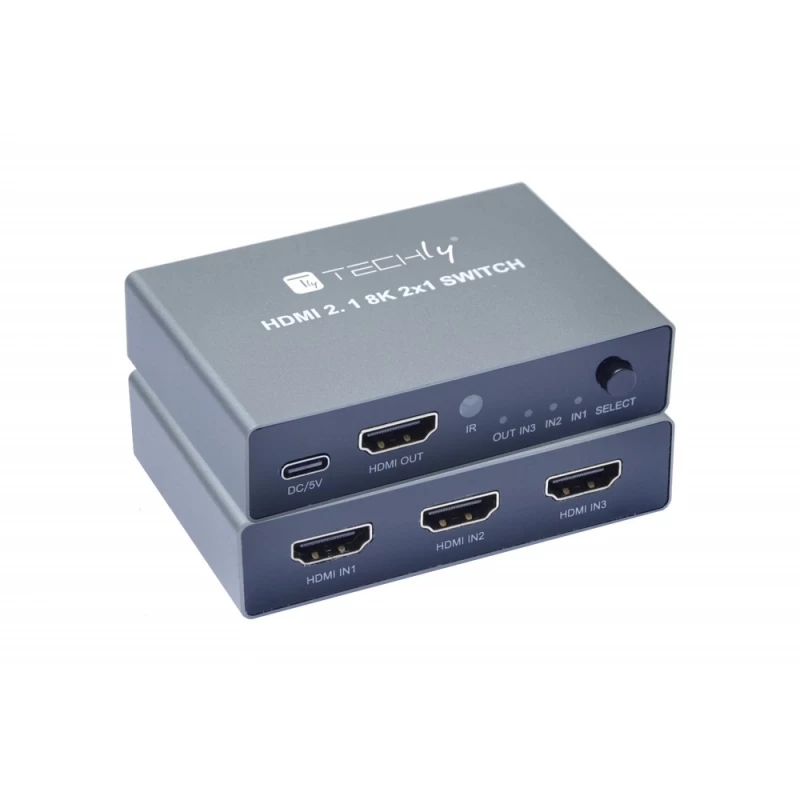 Techly Idata Hdmi-2138kt Vaizdo Perjungiklis / Skirstytuvas