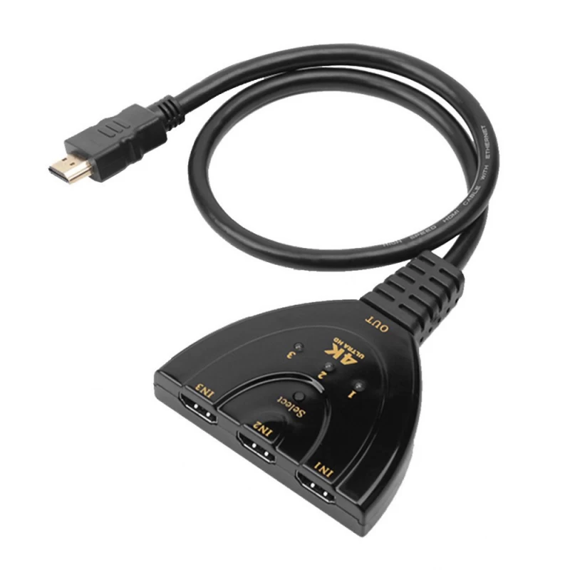 Techly Idata Hdmi-3f30 Vaizdo Perjungiklis / Skirstytuvas