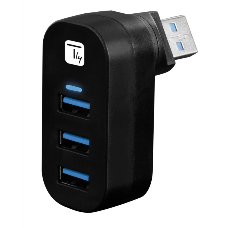 Techly Usb šakotuvas Iusb3-hub3-rotb