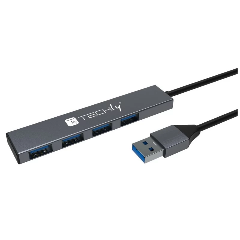 Techly Usb šakotuvas Iusb32-hub4a-4u3sl