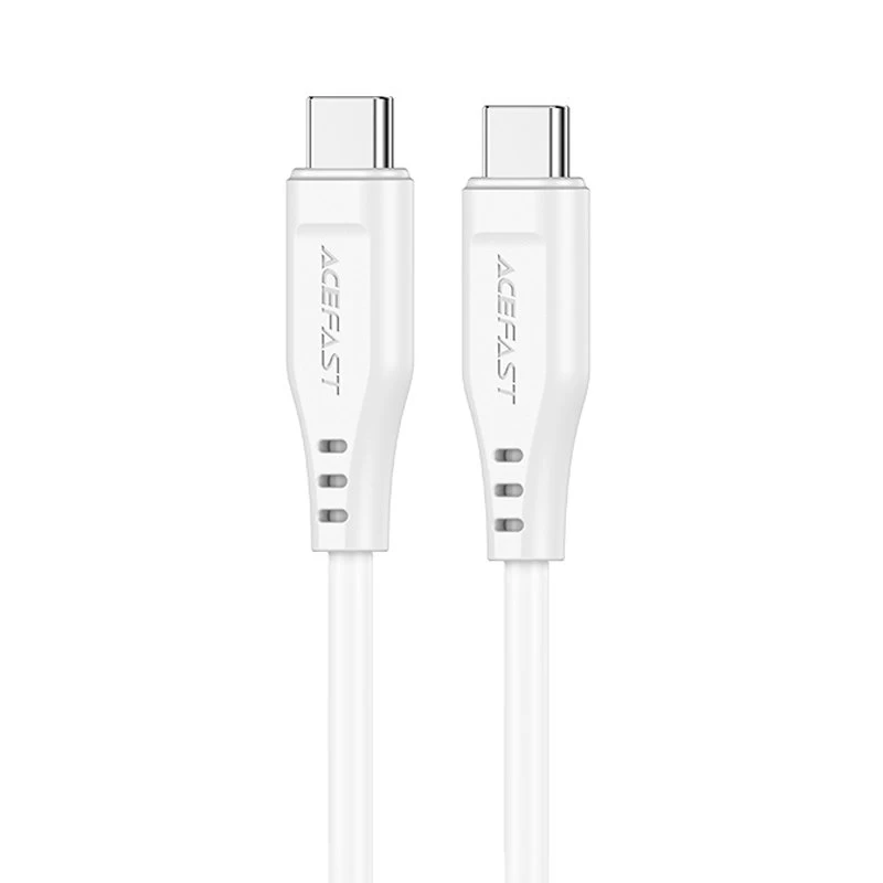 Telefono Kabelis Usb-c 60w 20v 3a 1,2 M Baltas