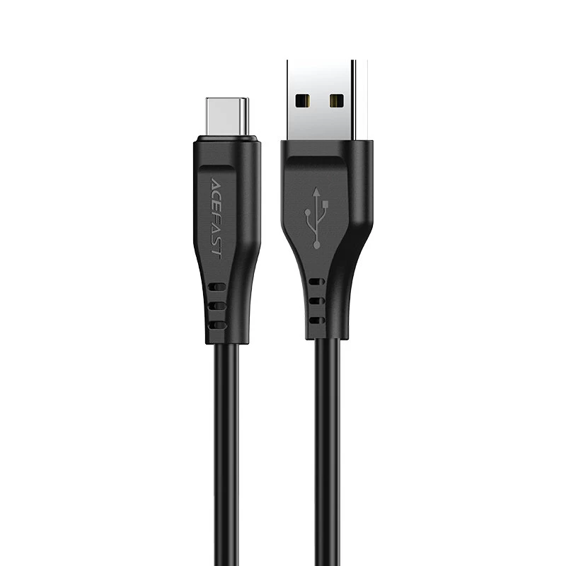 Telefono Kabelis Usb - Usb-c 3a 1,2 M Juodas