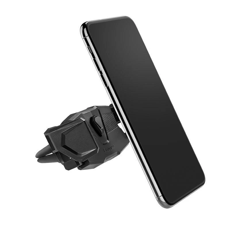Telefono Laikiklis Automobilio Oro Angoms Spigen Click.r Juodas