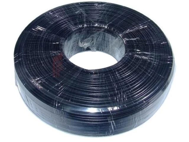 Telephone Cable 4C flat black 100m Telephone Cable 4C flat black 100m