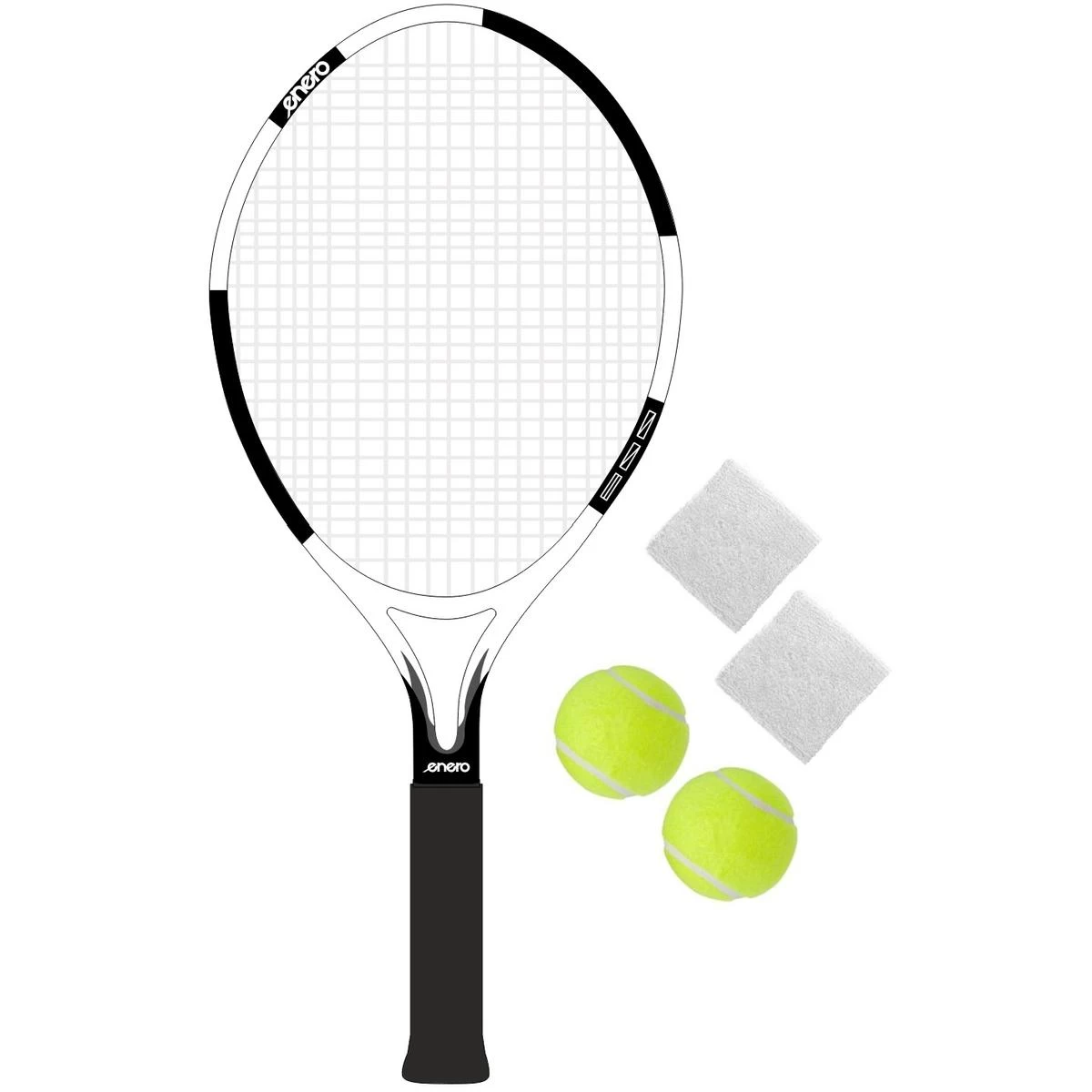 Teniso Rinkinys 4in1 Raketė 2 Kamuoliukai Kpl.frotek Enero
