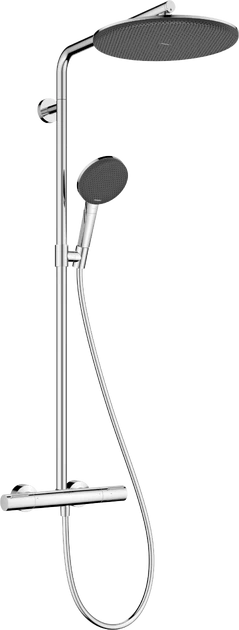 Termostatinė dušo sistema Hansgrohe Raindance Alive S Puro 300 1jet EcoSmart su Ecostat Element, chromas, 24593000