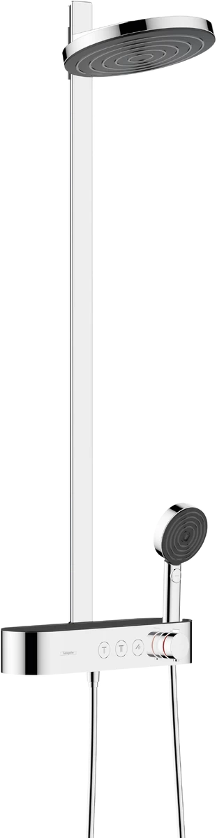 Termostatinė dušo sistema PULSIFY S 260 2jet, chromas, 24240000