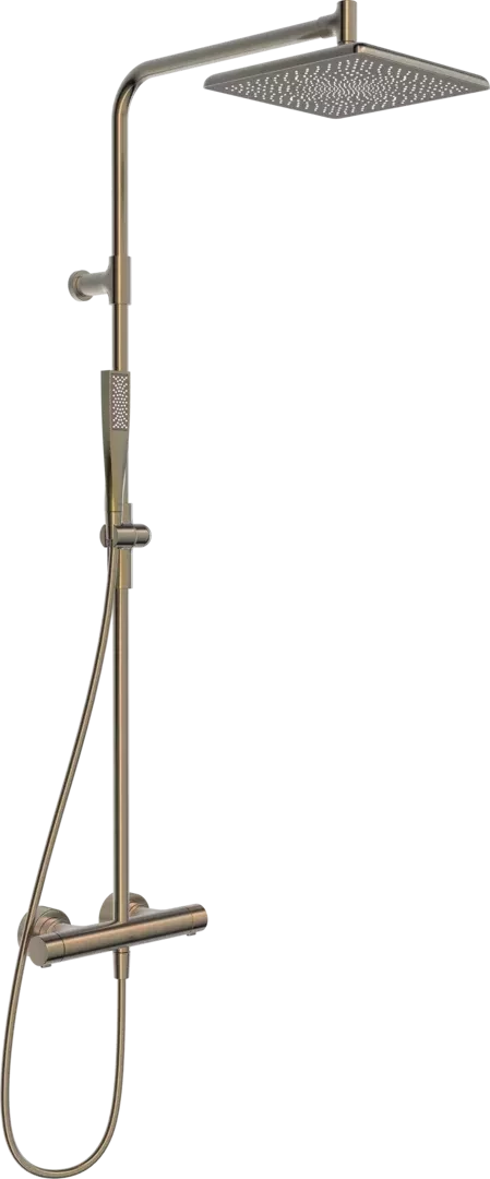 Termostatinė, virštinkinė dušo sistema, bronza, Oras Aurelia, 4796-81