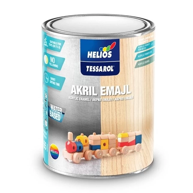 TESSAROL dažai ACRYLIC ENAMEL RAL8003 Ruda
