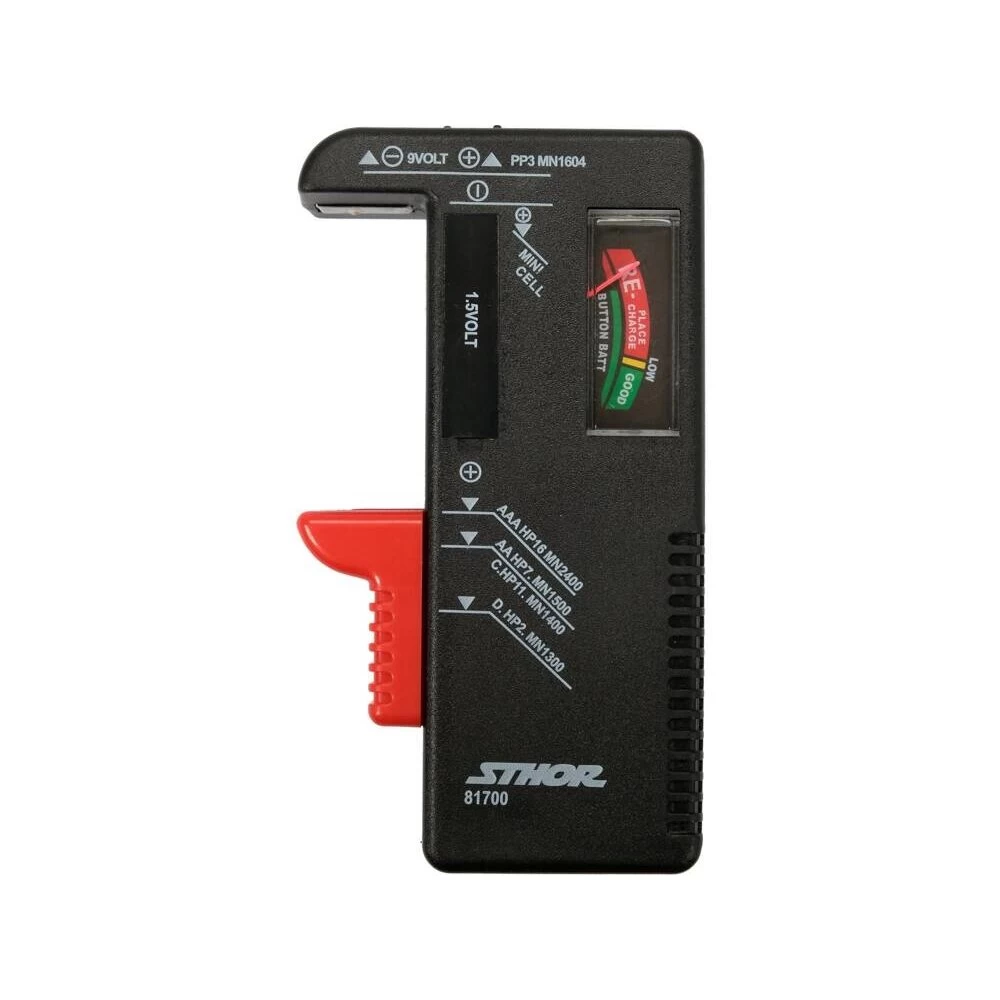 Testeris 1.5V ir 9V baterijoms Testeris 1.5V ir 9V baterijoms