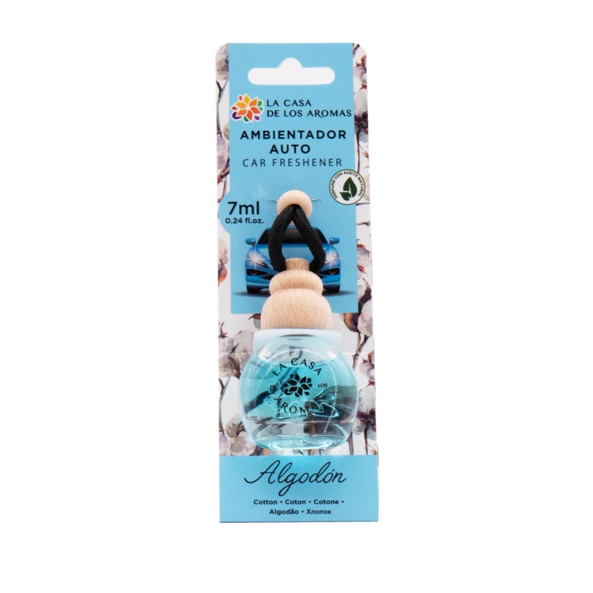 The House Of Aromas Automobilių Gaiviklis Cotton 7ml.