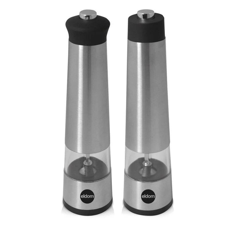 THE SET OF ELECTRIC     PEPPER AND SALT MILLS