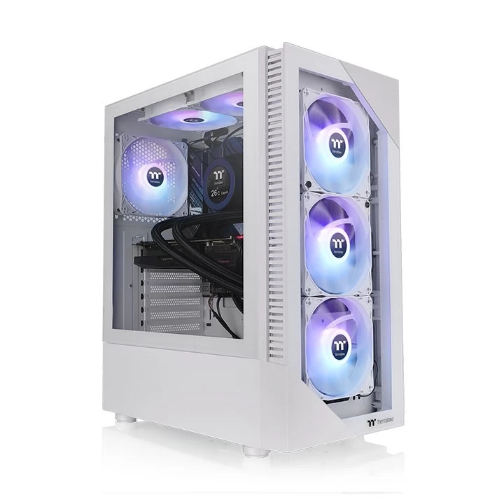 Thermaltake View 200 AR B*3 Tempered Glass Snow