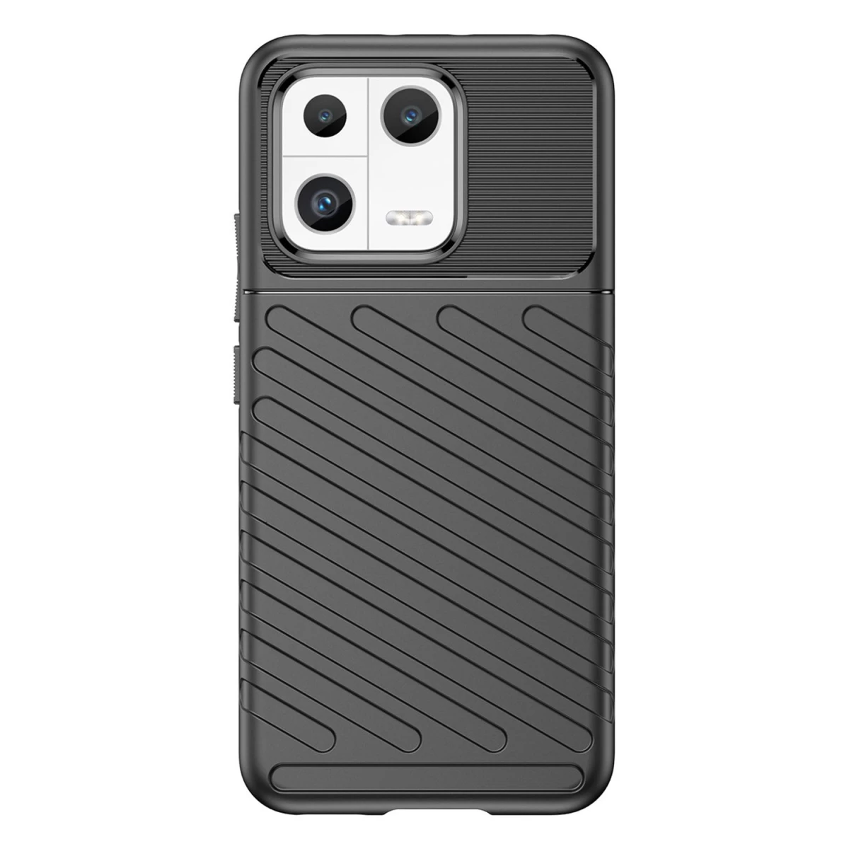 thunder Case Silikoninis šarvuotas Dangtelis, Skirtas xiaomi 13, Juodas