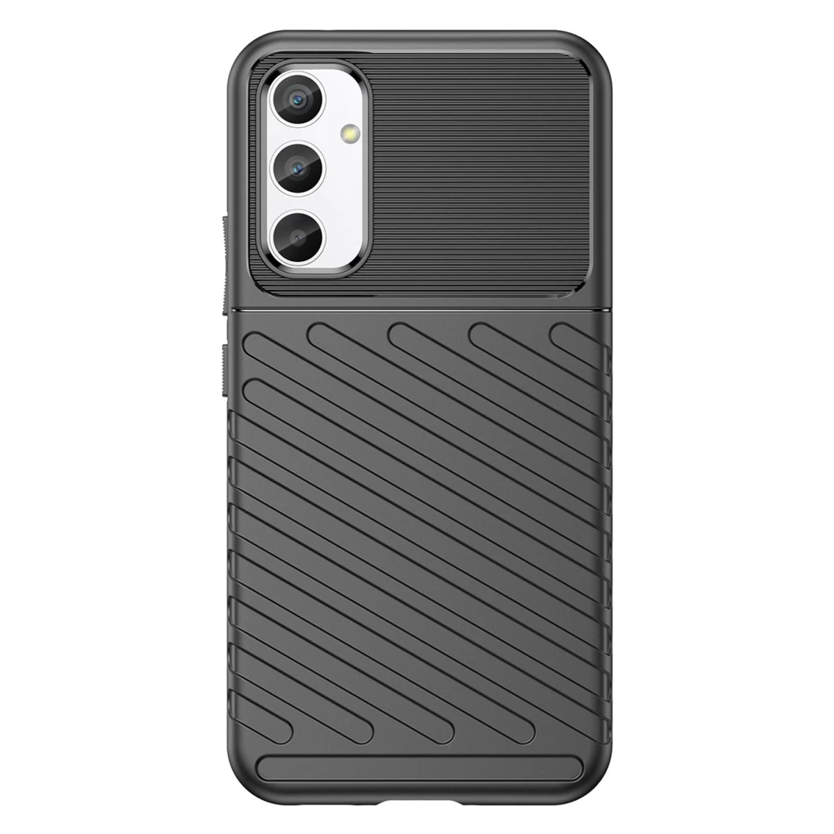 thunder Case Silikoninis šarvuotas Dėklas, Skirtas samsung Galaxy A34 5g, Juodas