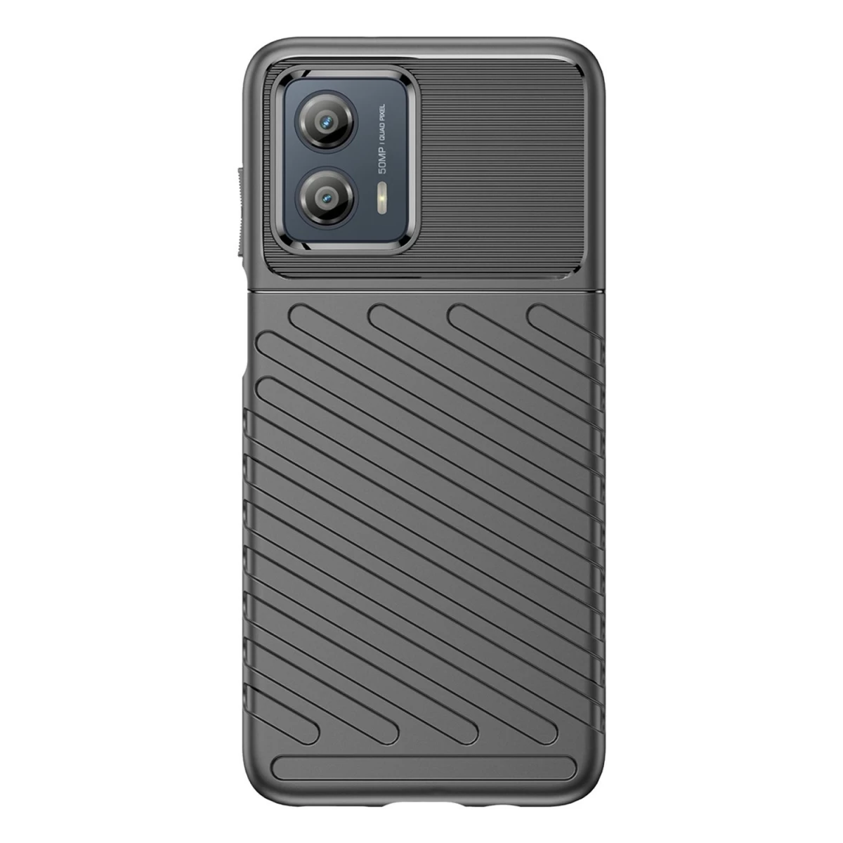 thunder Case Silikoninis šarvuotas Juodas Dėklas motorola Moto G53