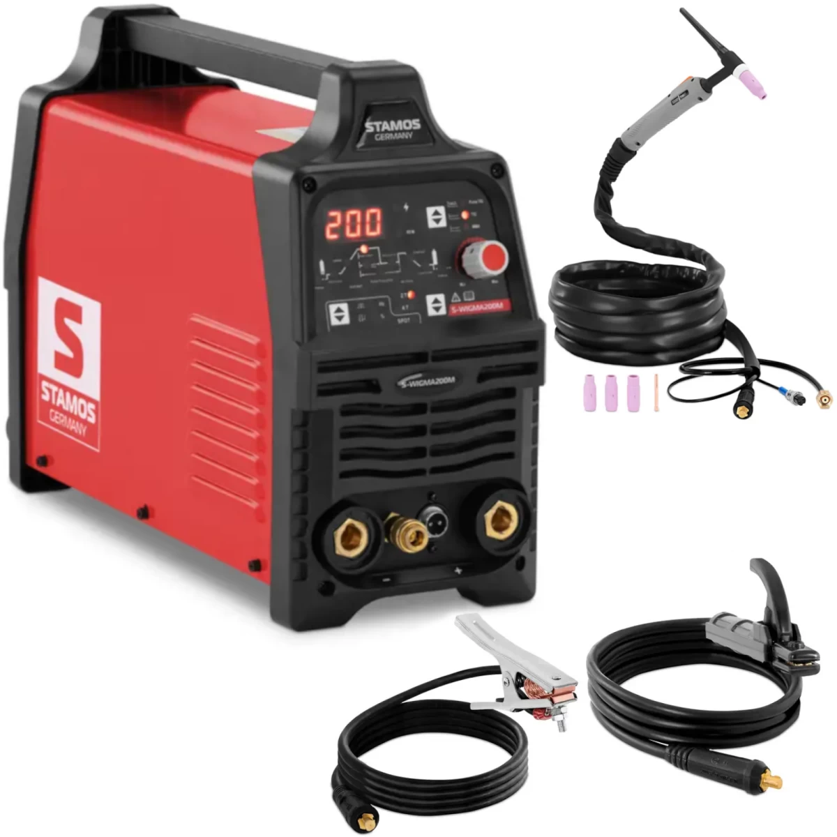Tig Mma Suvirinimo Aparatas Hot Start Pulse Arc-force Led 200 A