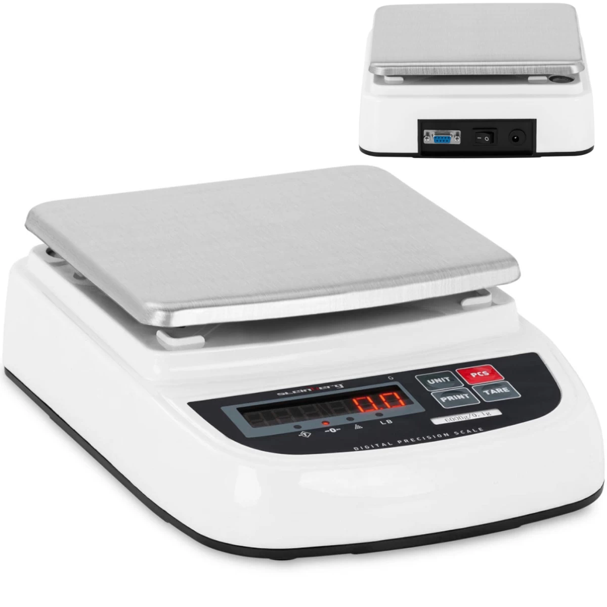 Tikslios Laboratorinės Svarstyklės Rs232 6000g / 0,1g Tikslios Laboratorinės Svarstyklės Rs232 6000g / 0,1g