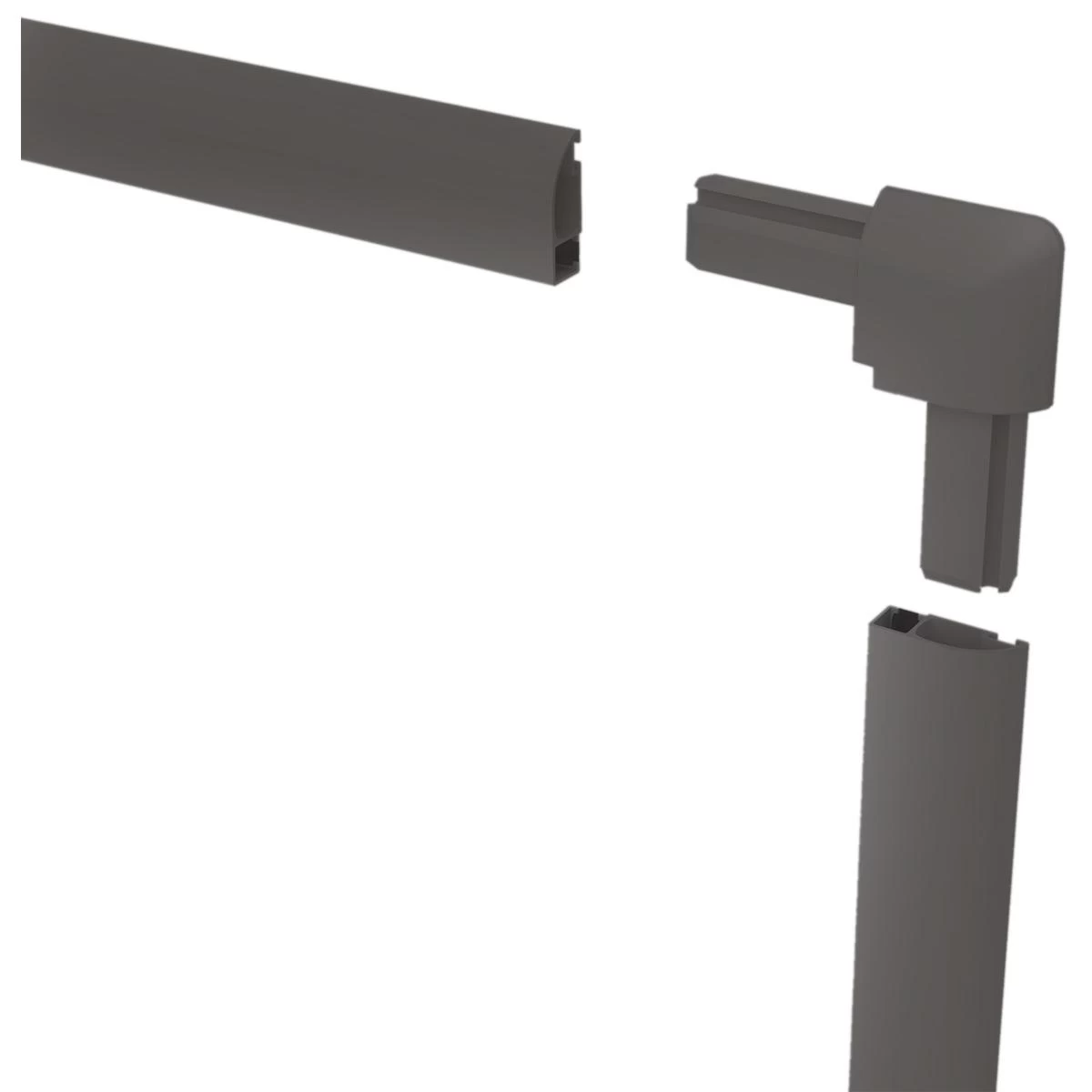 Tinklelis Nuo Uodų Langas Alu 120x140 Antracitas