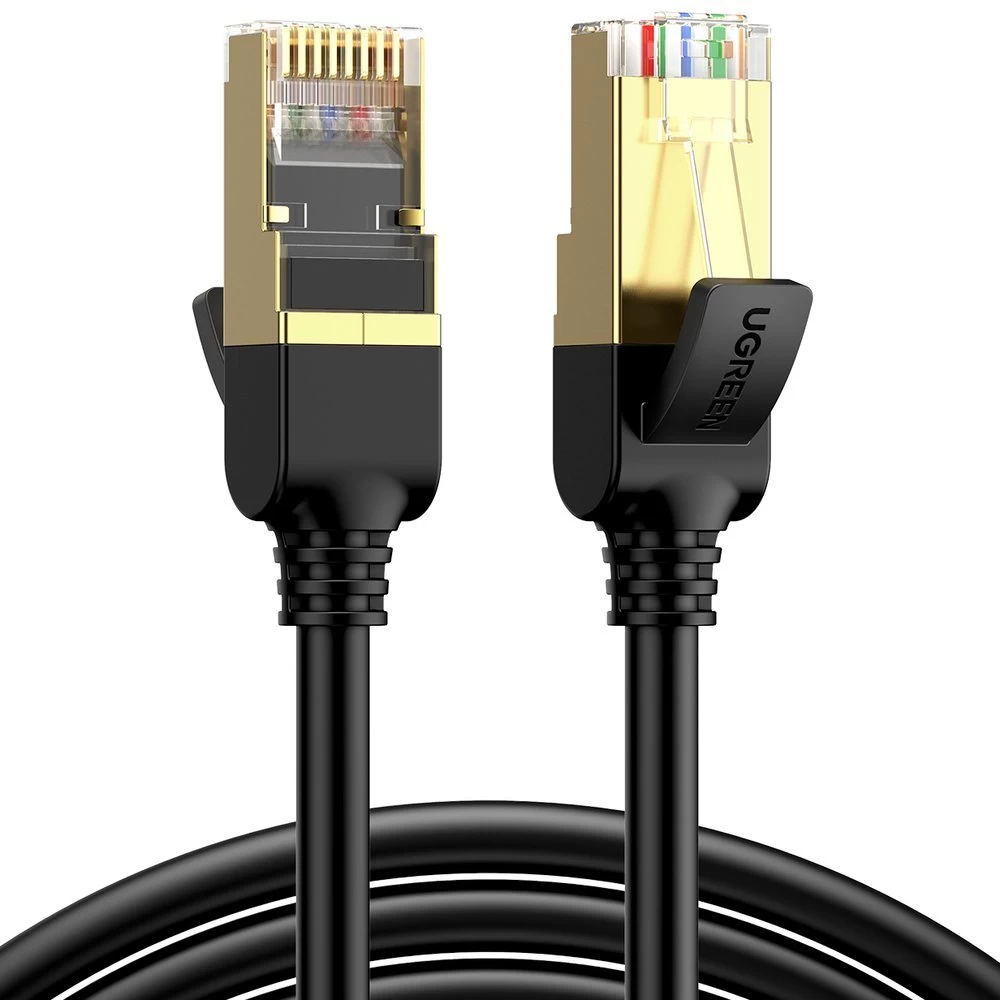 Tinklo Sujungimo Laidas Stp Rj45 Cat 7 5 M Juodas