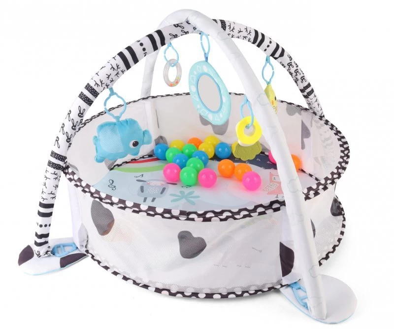 tinymini Jl626-2d 2in1 Mokomasis Kilimėlis Baseinas Su Kamuoliukais