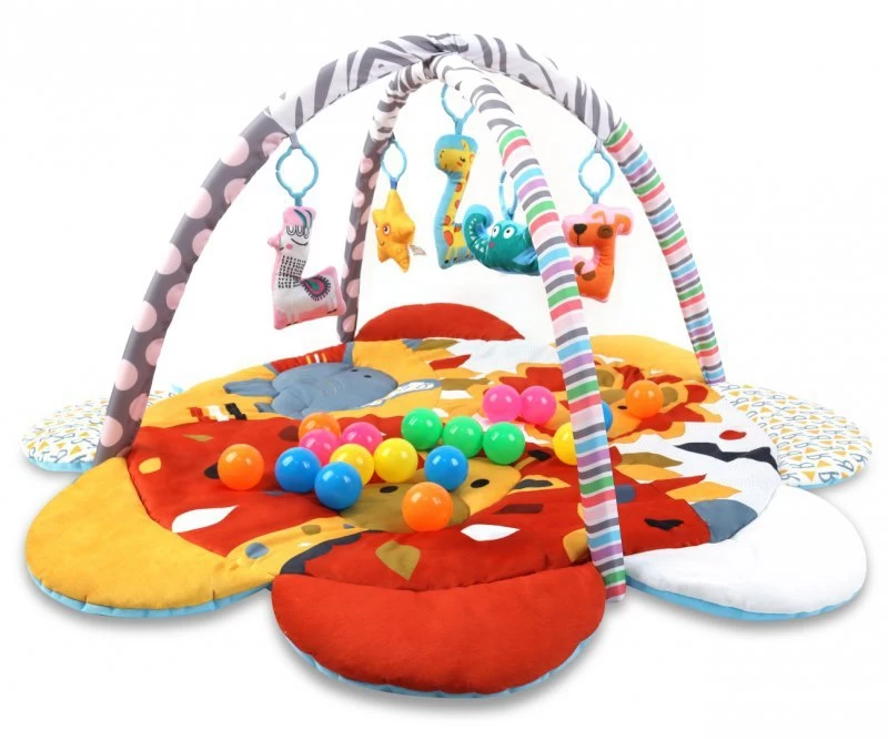 Tinymini Jl639-2b 2in1 Mokymosi Kilimėlis Safari Flower