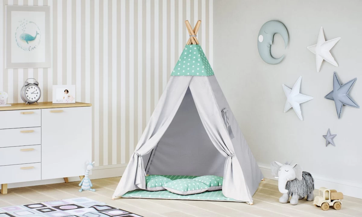 Tipoo žvaigždžių Palapinė Tipoo Stars Mint Grey
