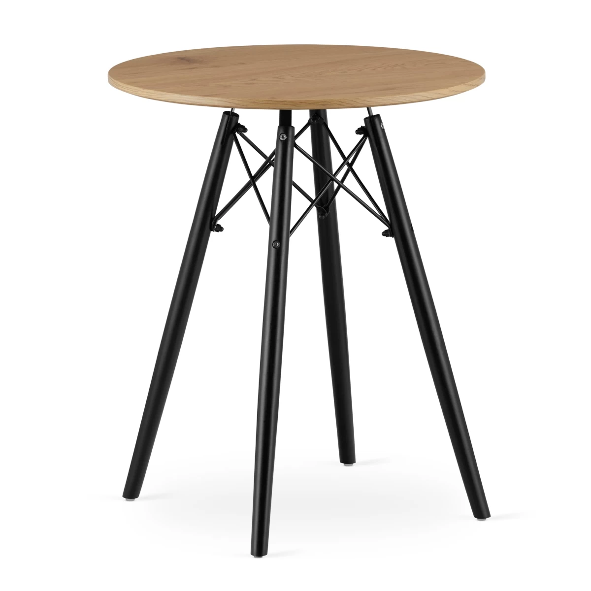 Todi Stalas Apvalus 60 Cm - ąžuolas