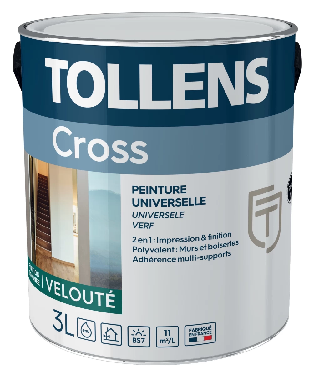 Dažai Tollens Cross - Aksominiai Universalūs Dažai 2 Viename. Akriliniai Dažai ir Gruntas Blokatorius